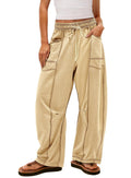 Women's High-Waisted Cargo Pants