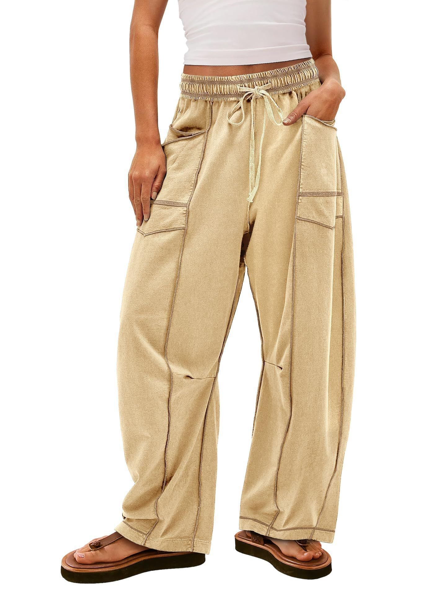 Women's High-Waisted Cargo Pants