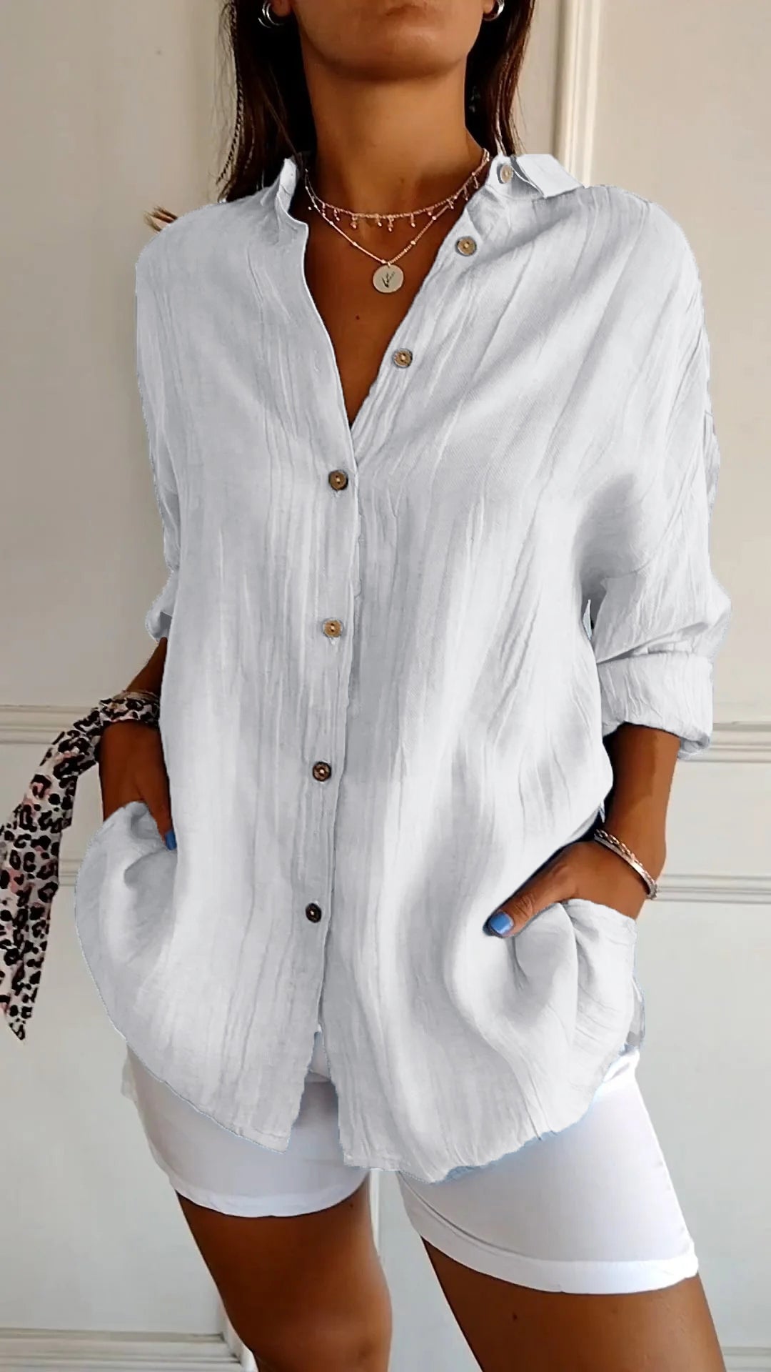 Elegant Oversized Blouse