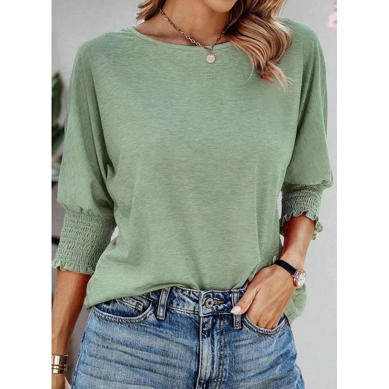 Stylish Round Neck Short Sleeve T-Shirt