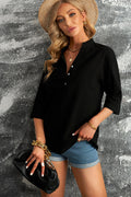Casual pullover short-sleeved shirt