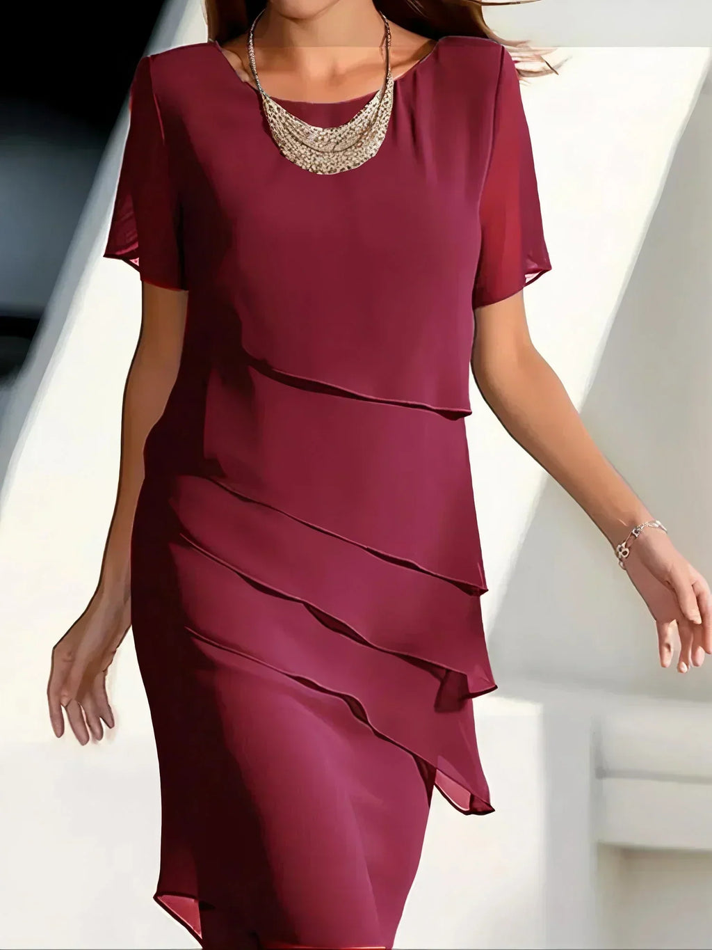 Elegant Layered Dress