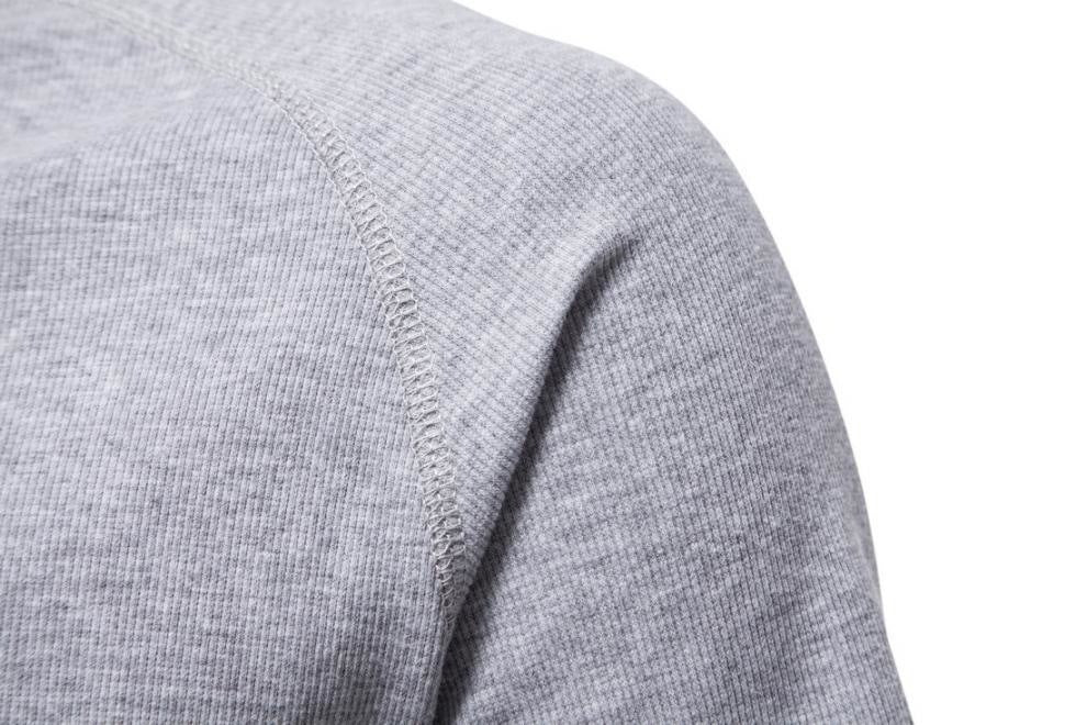 American style Henley short-sleeved tight-fitting T-shirt