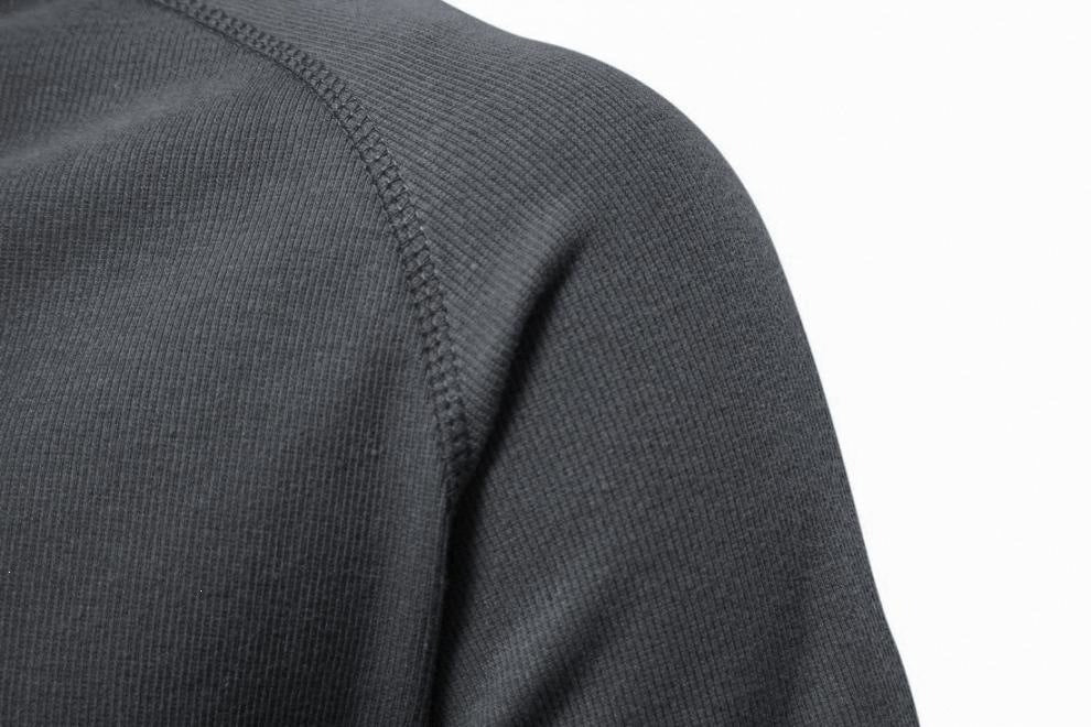 American style Henley short-sleeved tight-fitting T-shirt